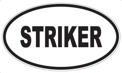 STRIKER - Oval Magnet