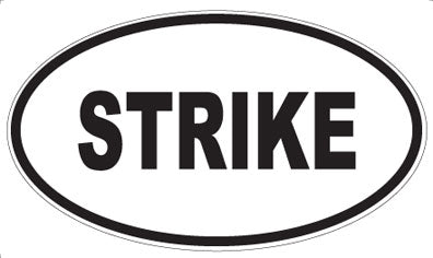 STRIKE - Oval Magnet
