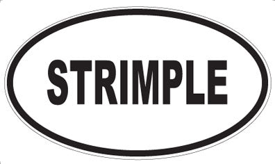 STRIMPLE - Oval Magnet
