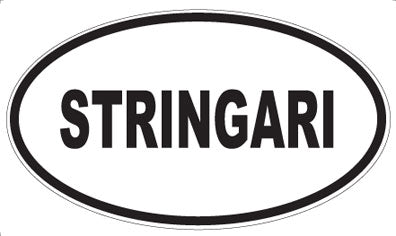 STRINGARI - Oval Sticker
