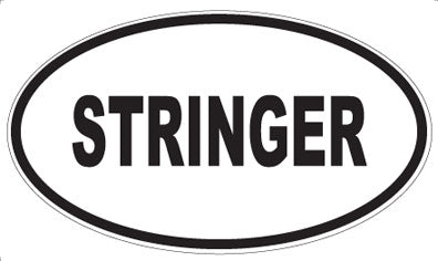STRINGER - Oval Sticker