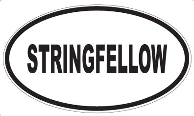 STRINGFELLOW - Oval Sticker