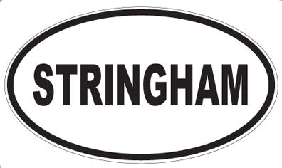 STRINGHAM - Oval Sticker