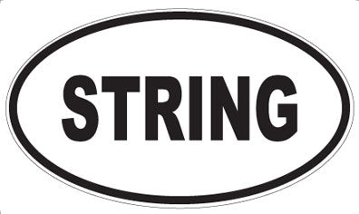 STRING - Oval Magnet