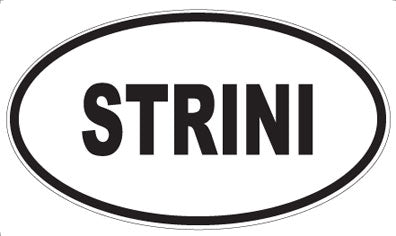 STRINI - Oval Sticker