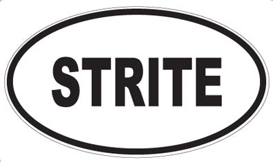 STRITE - Oval Sticker
