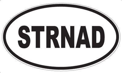 STRNAD - Oval Sticker