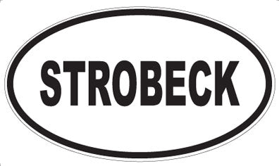 STROBECK - Oval Sticker