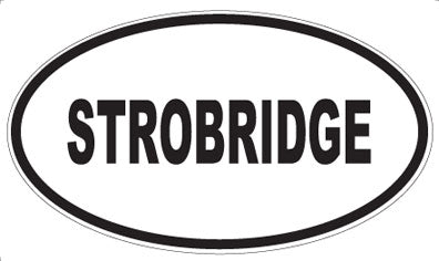 STROBRIDGE - Oval Sticker