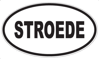 STROEDE - Oval Sticker