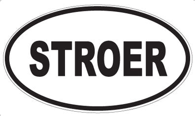 STROER - Oval Sticker