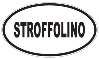 STROFFOLINO - Oval Sticker