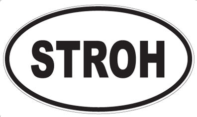 STROH - Oval Sticker