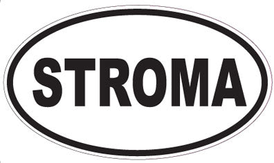 STROMA - Oval Sticker