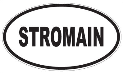 STROMAIN - Oval Sticker