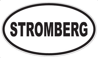STROMBERG - Oval Sticker