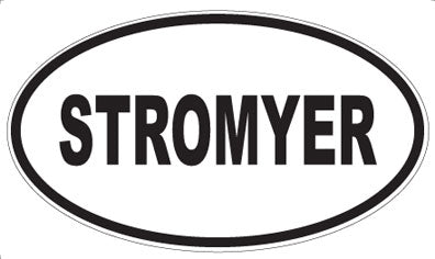STROMYER - Oval Sticker