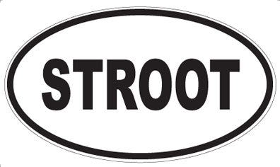 STROOT - Oval Sticker