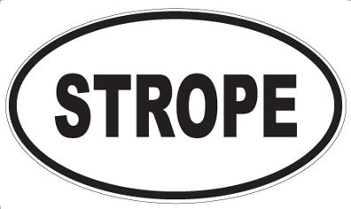 STROPE - Oval Sticker