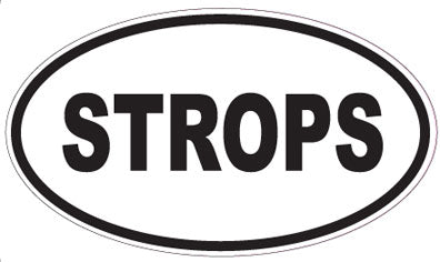 STROPS - Oval Sticker