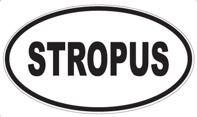 STROPUS - Oval Sticker