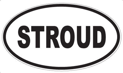 STROUD - Oval Magnet
