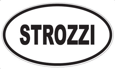 STROZZI - Oval Sticker