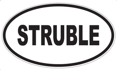 STRUBLE - Oval Sticker