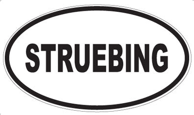 STRUEBING - Oval Sticker