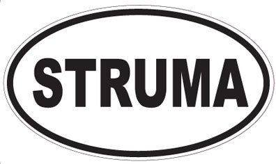 STRUMA - Oval Sticker