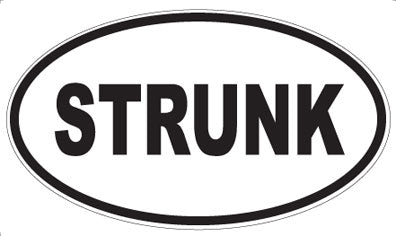 STRUNK - Oval Sticker