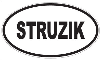 STRUZIK - Oval Sticker