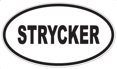 STRYCKER - Oval Sticker