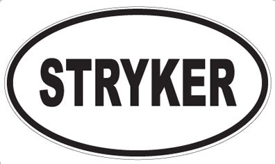 STRYKER - Oval Sticker