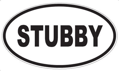 STUBBY - Oval Magnet