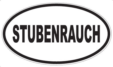 STUBENRAUCH - Oval Sticker
