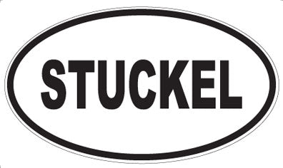 STUCKEL - Oval Sticker