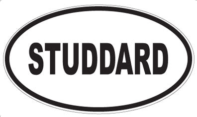 STUDDARD - Oval Sticker