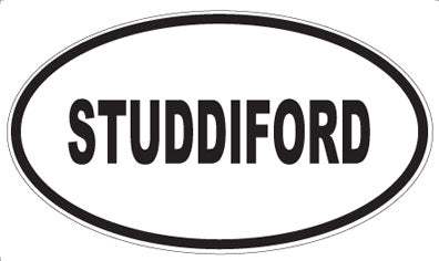 STUDDIFORD - Oval Sticker
