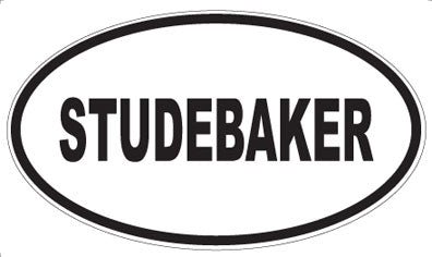 STUDEBAKER - Oval Sticker