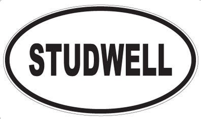 STUDWELL - Oval Sticker