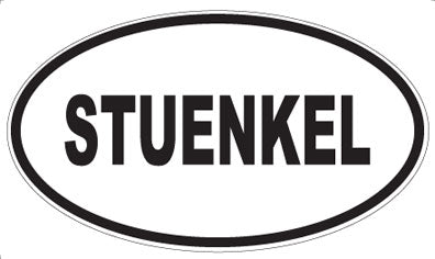 STUENKEL - Oval Sticker