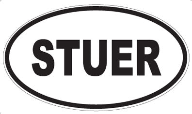 STUER - Oval Sticker