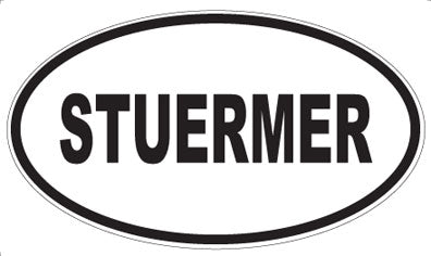 STUERMER - Oval Sticker