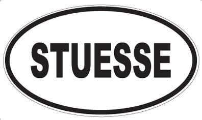 STUESSE - Oval Sticker