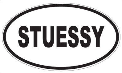STUESSY - Oval Sticker