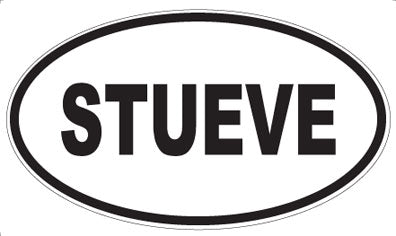 STUEVE - Oval Sticker