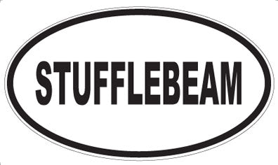 STUFFLEBEAM - Oval Sticker