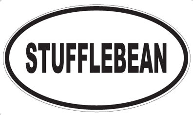 STUFFLEBEAN - Oval Sticker