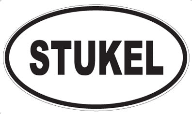 STUKEL - Oval Sticker